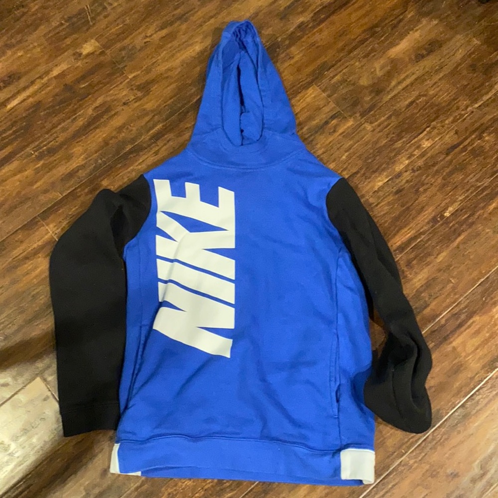 Blue Nike hoodie youth xl